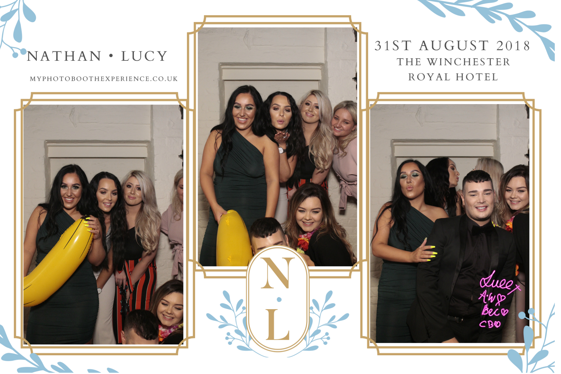 Nathan and Lucy’s wedding  | View more photos from the event at gallery.myphotoboothexperience.co.uk/u/MyPhotoBoothExperienceLtd/Nathan-and-Lucy’s-wedding